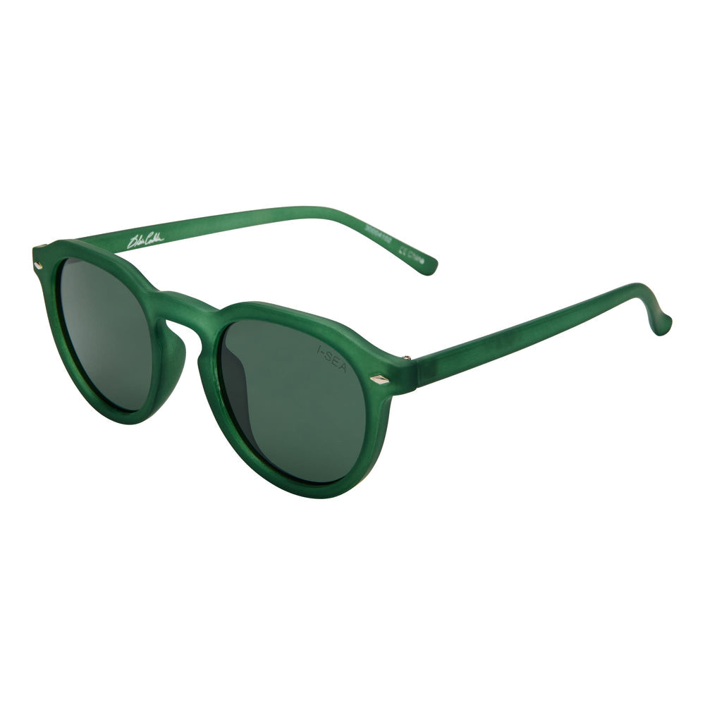 I-SEA BLAIR UNISEX POLARIZED SUNGLASSES KALE / GREEN POLARIZED LENS