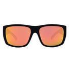 I-SEA CAPTAIN MEN'S POLARIZED SUNGLASSES BLACK / RED MIRROR POLARIZED LENS