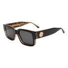 I-SEA COLE HOUSHMAND MEN'S POLARIZED SUNGLASSES BLACK LEOPARD / SMOKE POLARIZED LENS