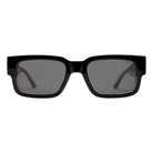 I-SEA COLE HOUSHMAND MEN'S POLARIZED SUNGLASSES BLACK LEOPARD / SMOKE POLARIZED LENS