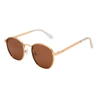 I-SEA COOPER WOMEN'S POLARIZED SUNGLASSES GOLD / BROWN POLARIZED LENS