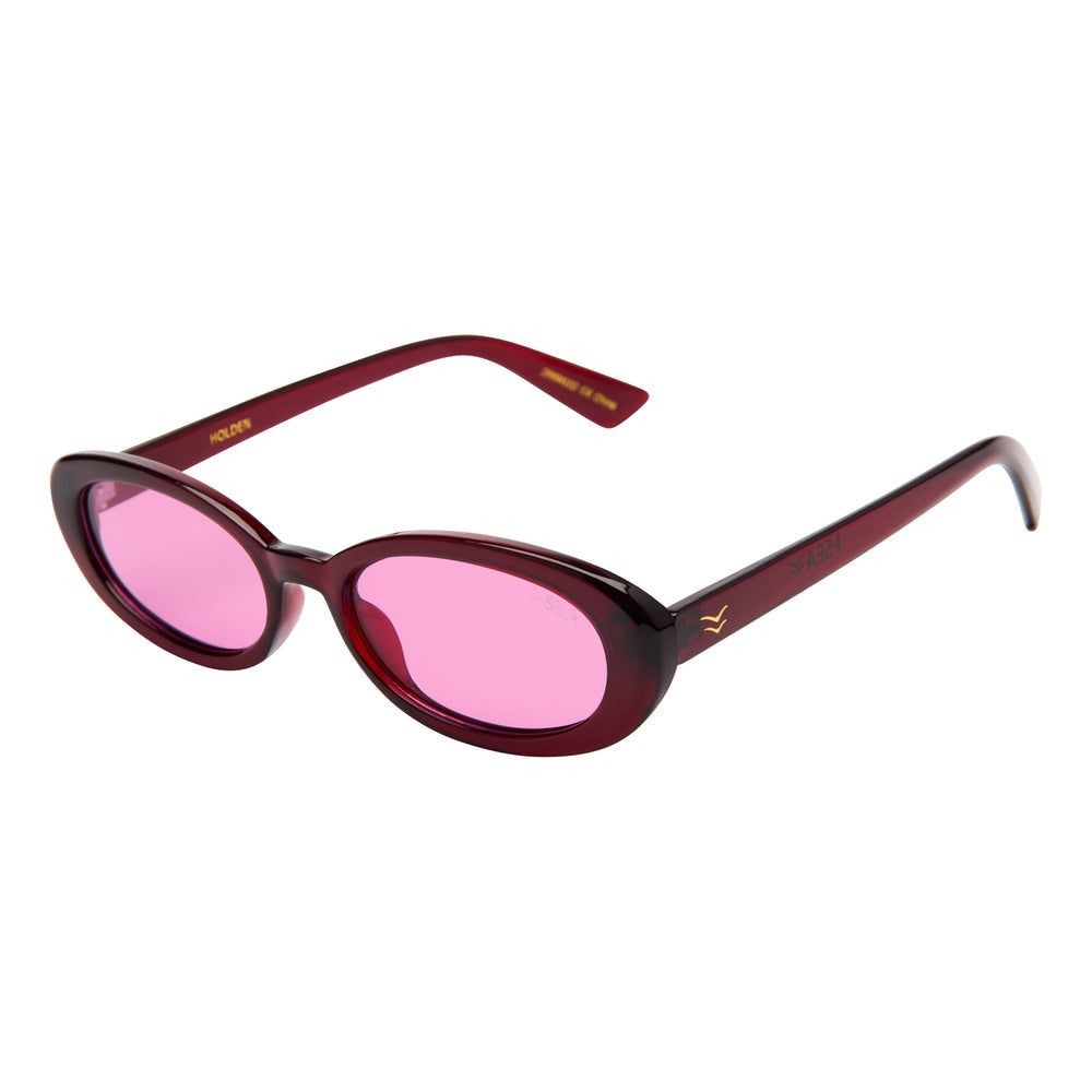 I-SEA HOLDEN WOMEN'S POLARIZED SUNGLASSES CHERRY / ROSE POLARIZED LENS