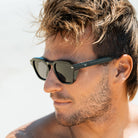 I-SEA HUDSON MEN'S POLARIZED SUNGLASSES BLACK / SMOKE POLARIZED LENS
