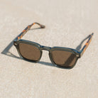 I-SEA HUDSON MEN'S POLARIZED SUNGLASSES LEAF & TORT / TAUPE POLARIZED LENS