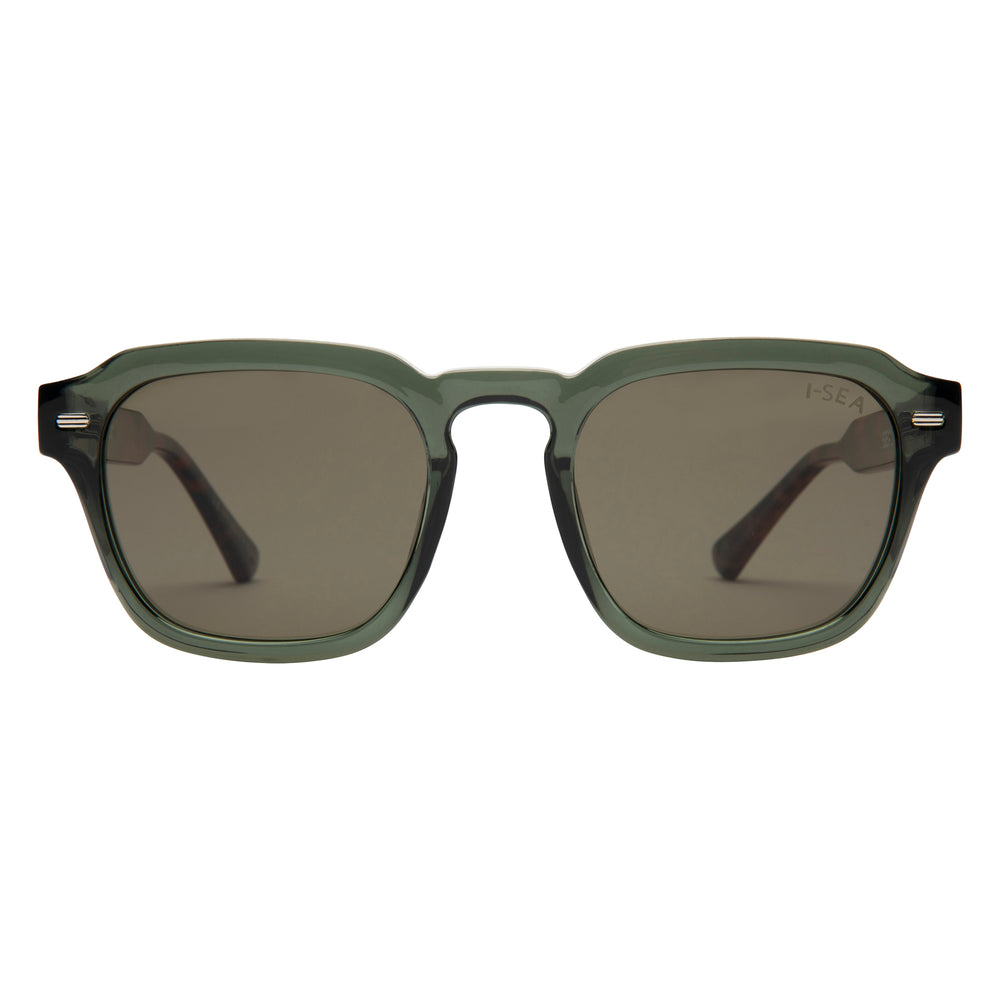 I-SEA HUDSON MEN'S POLARIZED SUNGLASSES LEAF & TORT / TAUPE POLARIZED LENS