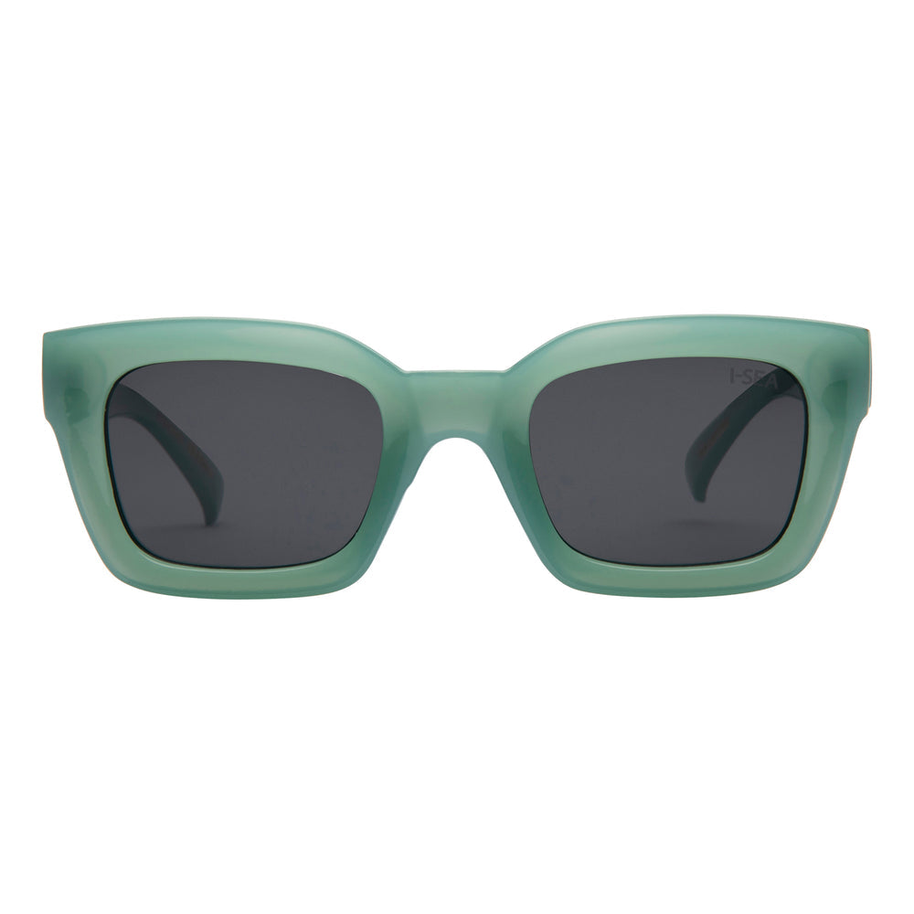 I-SEA HENDRIX UNISEX POLARIZED SUNGLASSES SAGE / SMOKE POLARIZED LENS