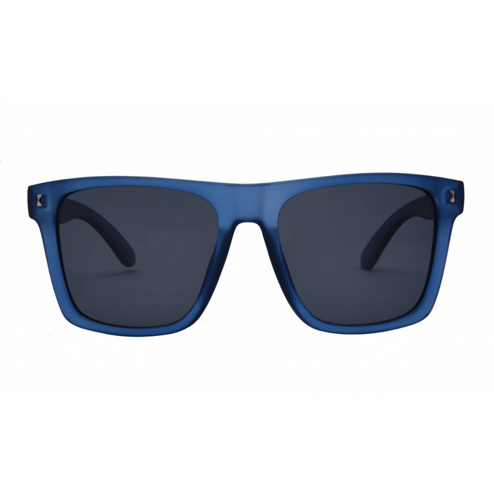 I-SEA LIMITS MEN'S POLARIZED SUNGLASSES STORM BLUE / SMOKE POLARIZED LENS