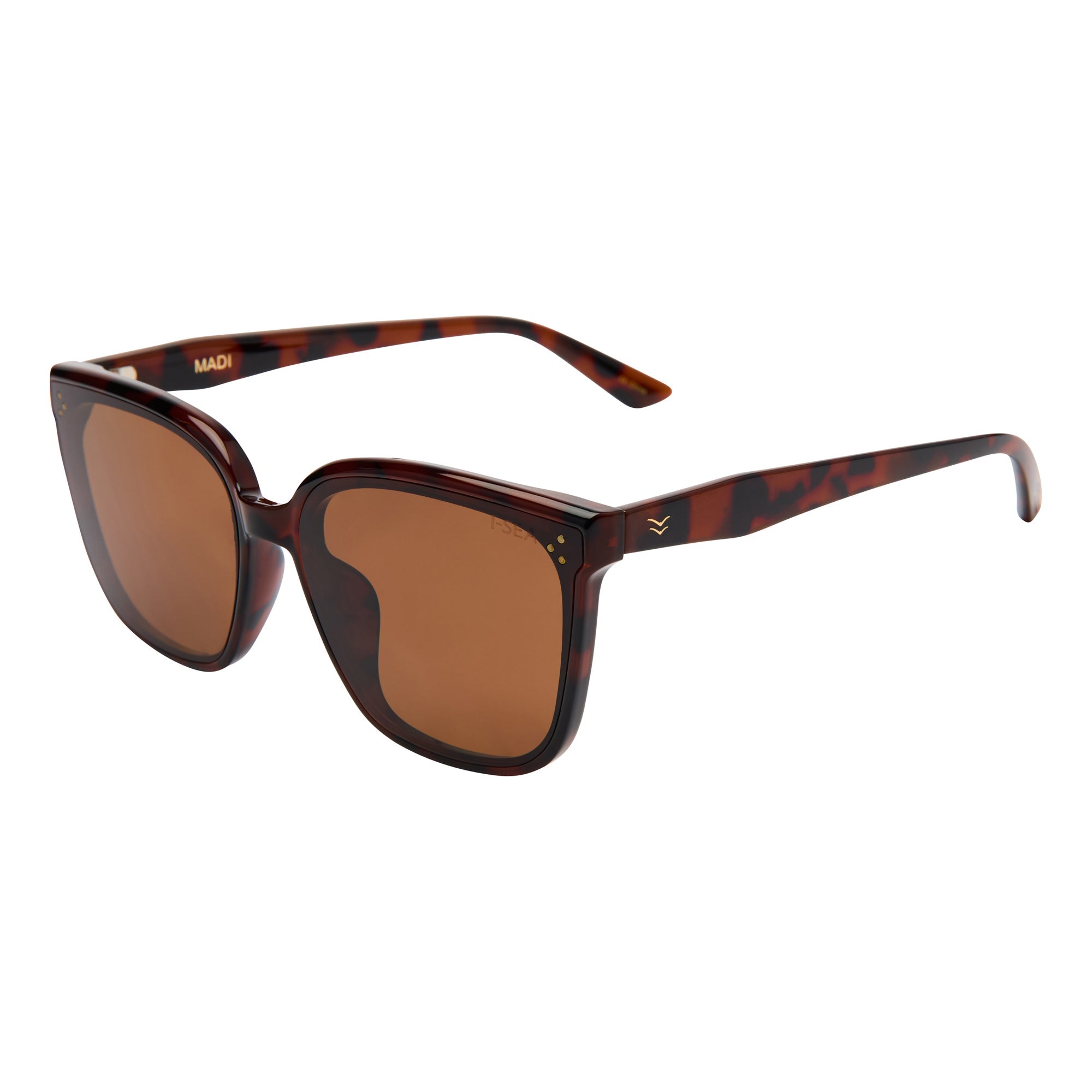 I-SEA MADI WOMEN'S POLARIZED SUNGLASSES TORT / BROWN POLARIZED LENS