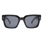I-SEA PARKER UNISEX POLARIZED SUNGLASSES BLACK / SMOKE POLARIZED LENS