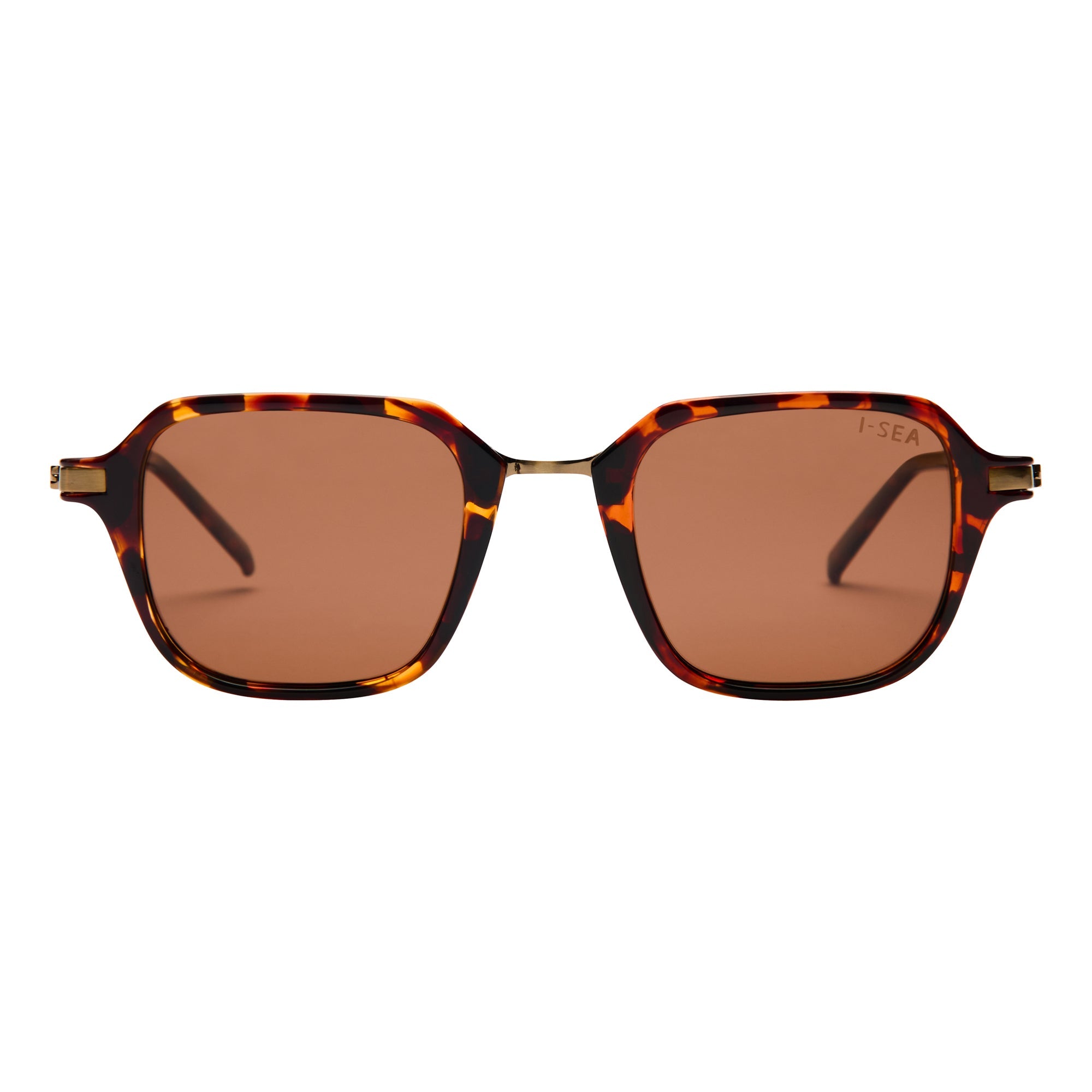 I-SEA RILEY POLARIZED SUNGLASSES TORT / BROWN POLARIZED LENS