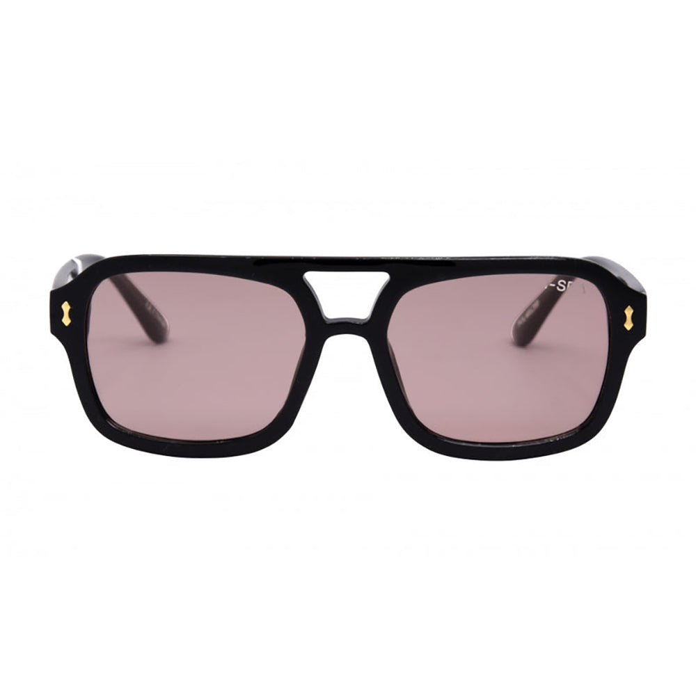 I-SEA ROYAL WOMEN'S POLARIZED SUNGLASSES BLACK / PEACH LENS