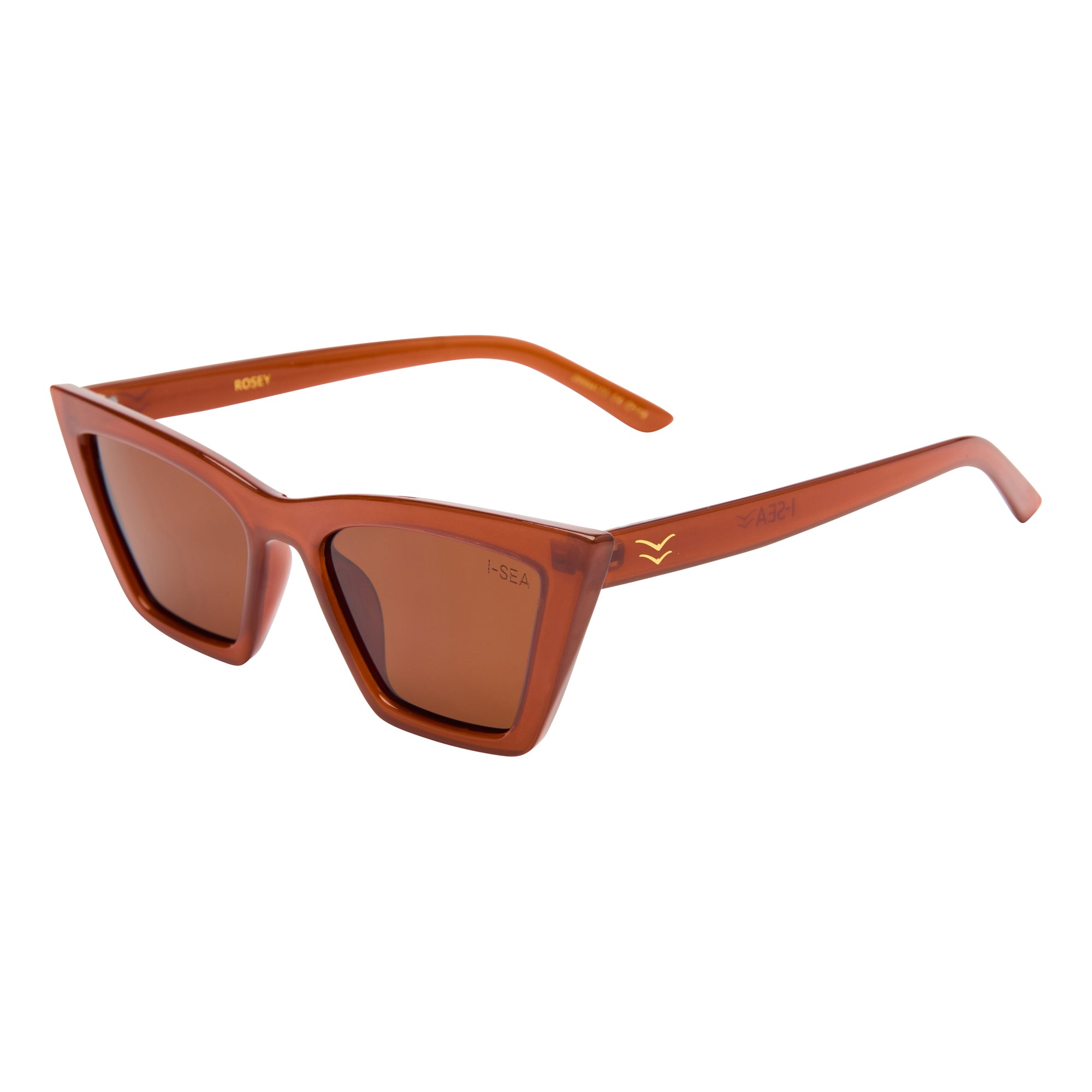 I-SEA ROSEY WOMEN'S POLARIZED SUNGLASSES COFFEE / BROWN POLARIZED LENS