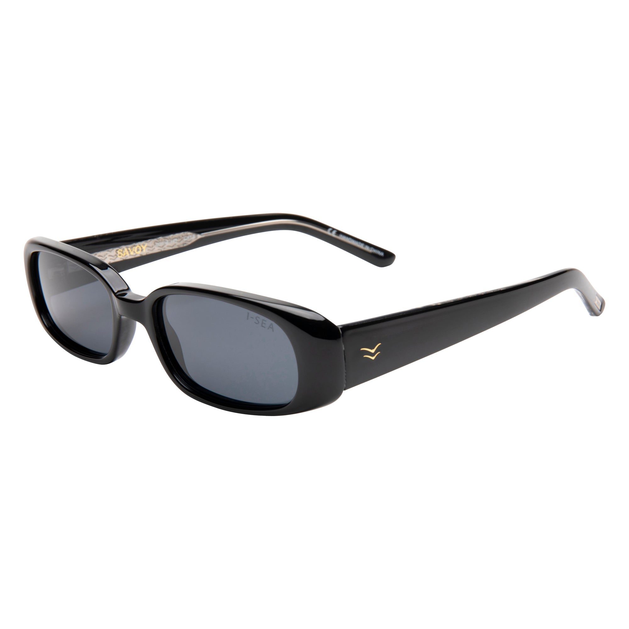 I-SEA SAVOY WOMEN'S POLARIZED SUNGLASSES BLACK / SMOKE POLARIZED LENS