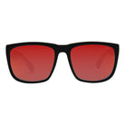 I-SEA WYATT MEN'S POLARIZED SUNGLASSES BLACK / RED POLARIZED LENS