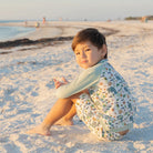 Emerson and Friends Boys Swim Trunks  Manatee 6-12M