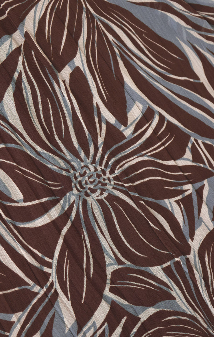 Z Supply Lanie Zinn Floral Maxi Dress CLC-ChocolateCherry S