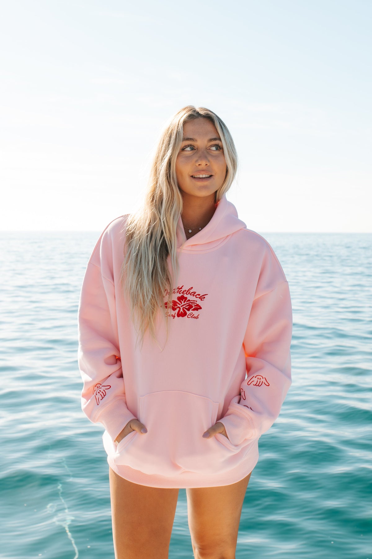 Outheback Shaka Hoodie Pink S