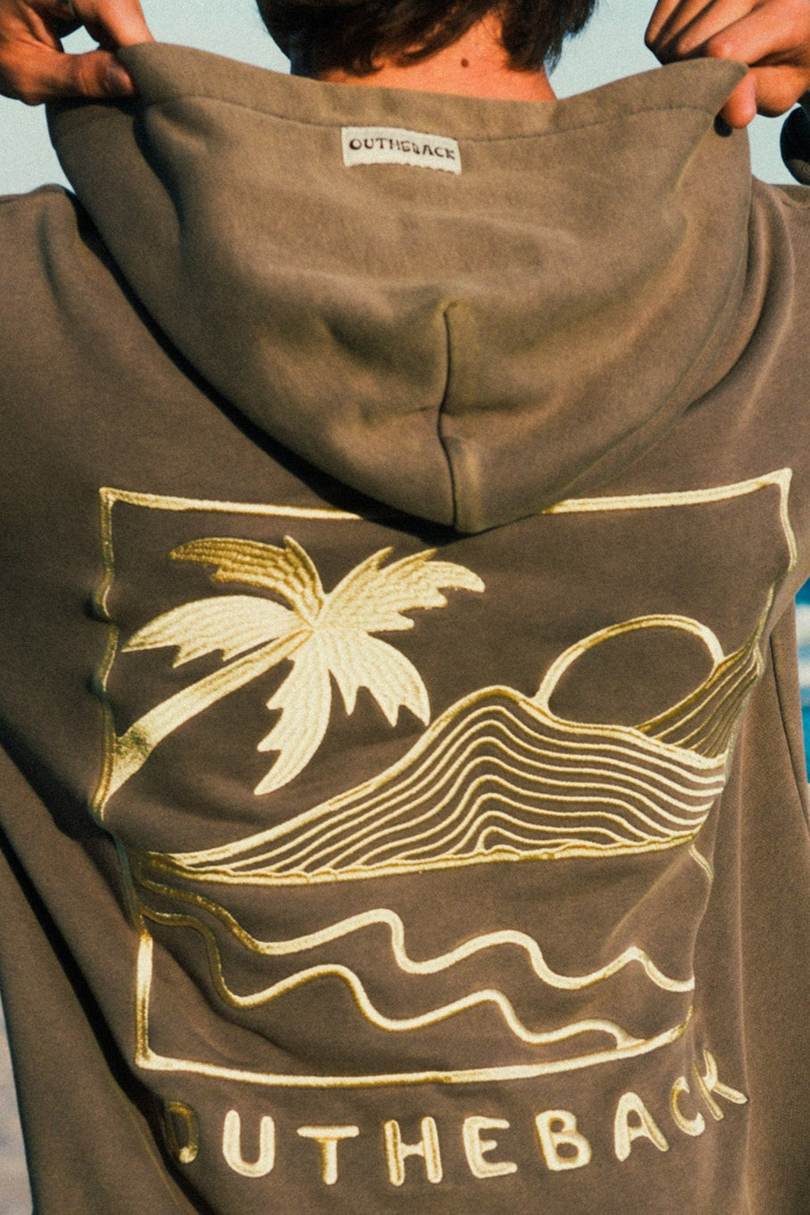 Outheback Palm Desert Hoodie  Stone XL