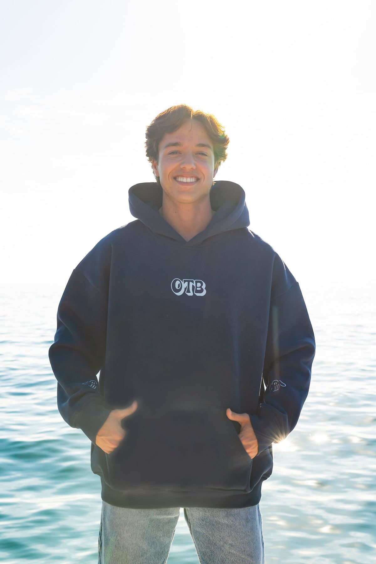 Outheback Shark Tooth Hoodie Navy S