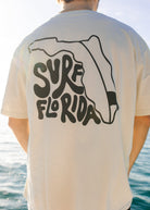 OUTHEBACK Surf Florida SS Tee Cream XL