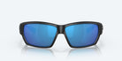 Costa Del Mar Tuna Alley II Polarized Sunglasses MatteBlack BlueMirror