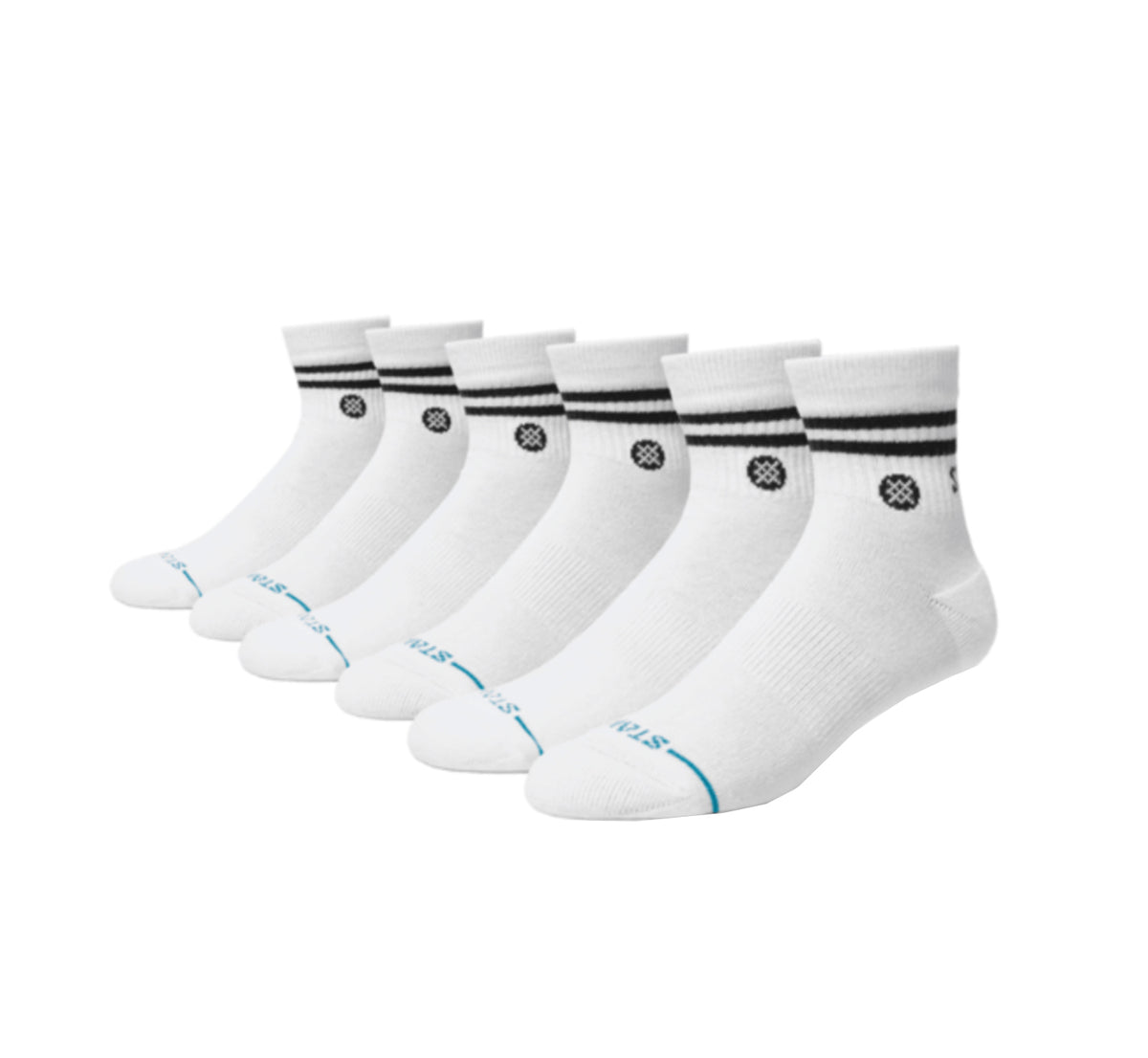 Stance Core 6 Pack Crew Socks MUL-Multi L