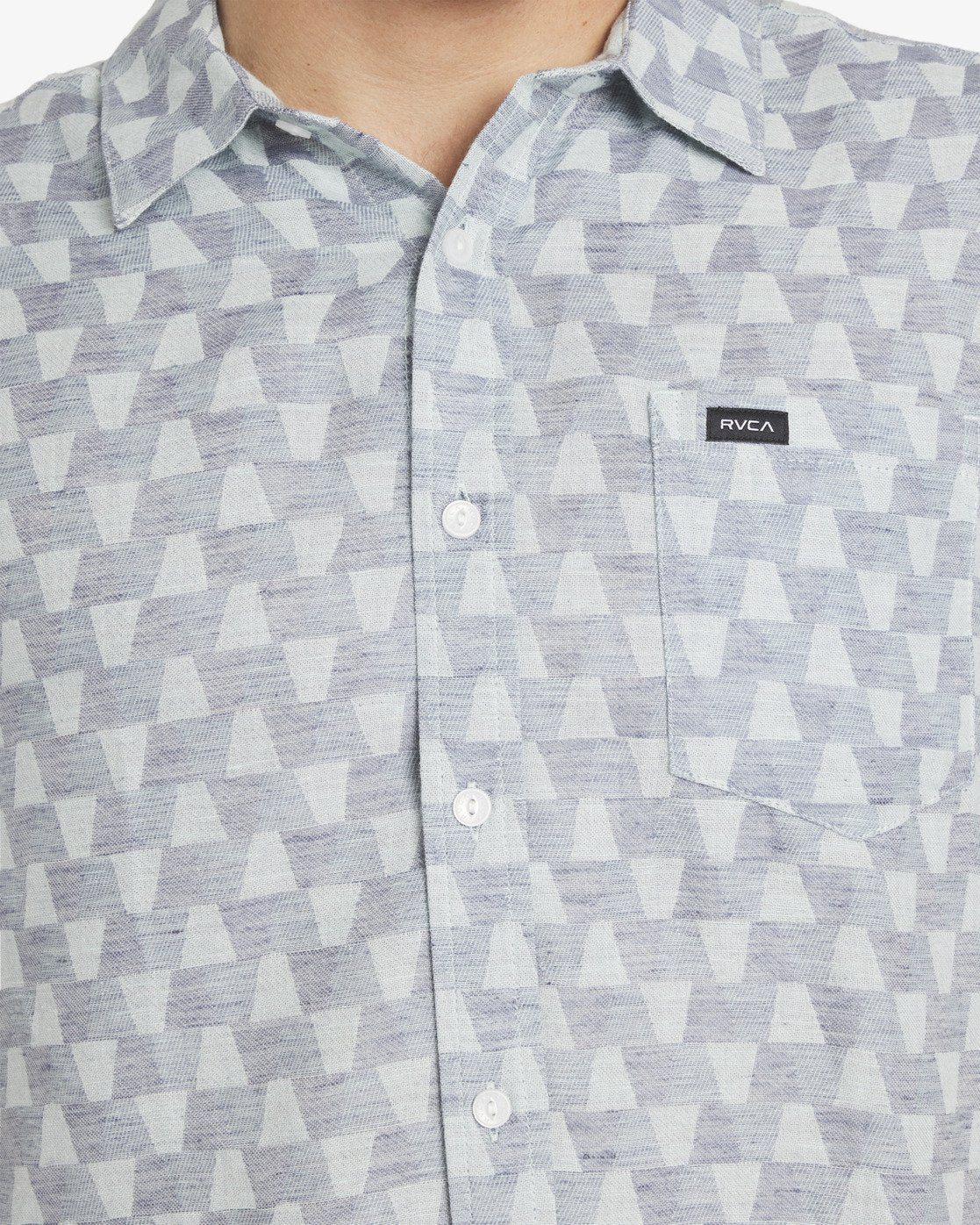 RVCA VA Monogram Short Sleeve Shirt VNY-Vintage Navy S