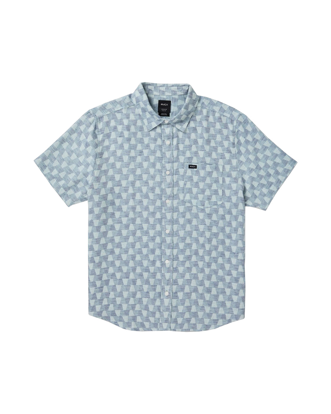 RVCA VA Monogram Short Sleeve Shirt VNY-Vintage Navy S