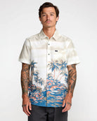 RVCA PENINSULA SS WOVEN MUL-MULTI XXL