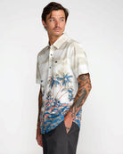 RVCA PENINSULA SS WOVEN MUL-MULTI L