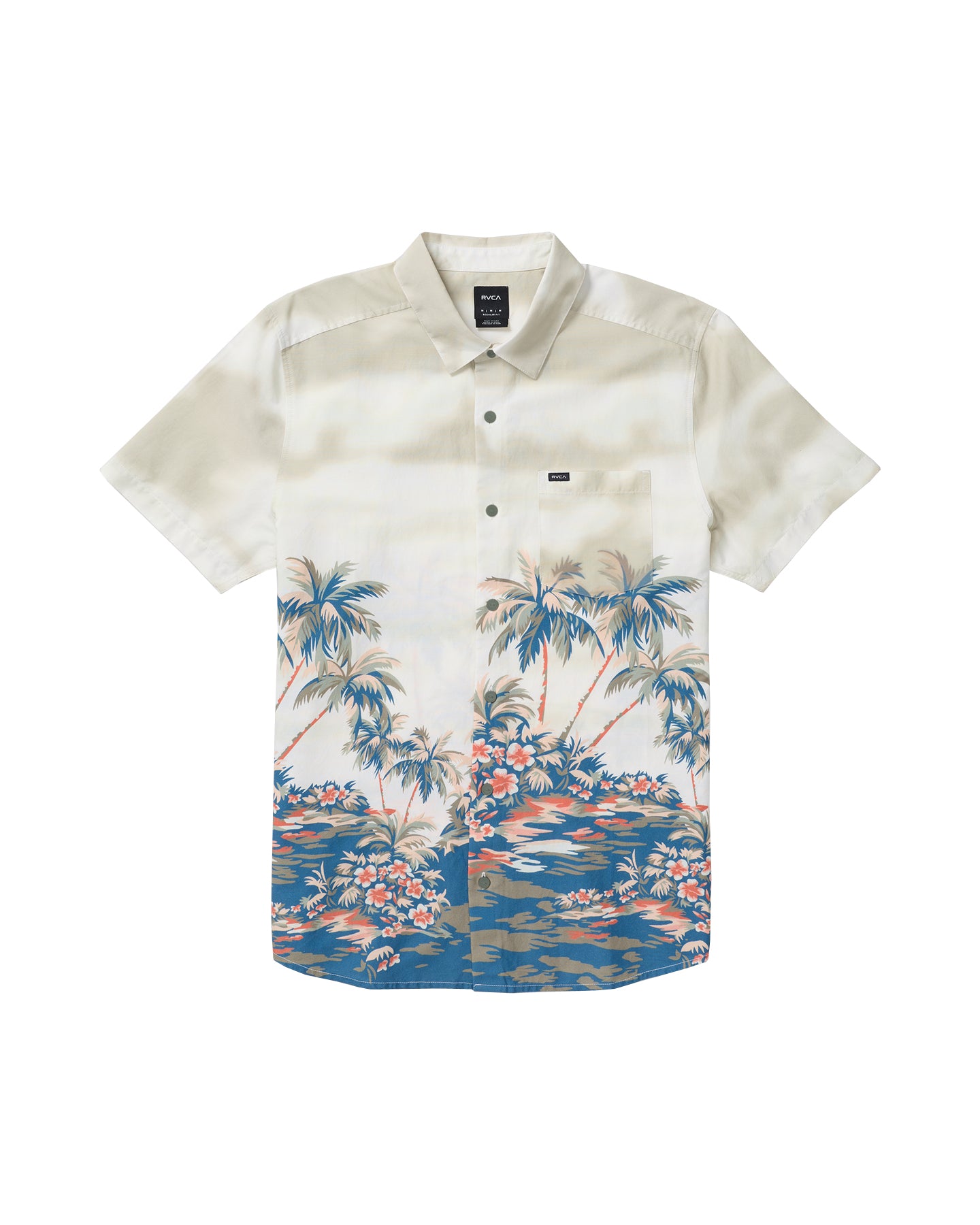 RVCA PENINSULA SS WOVEN MUL-MULTI L