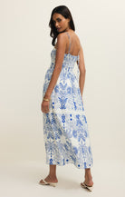 Z Supply Nadine Palm Maxi Dress  nautical L