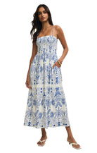 Z Supply Nadine Palm Maxi Dress  nautical M