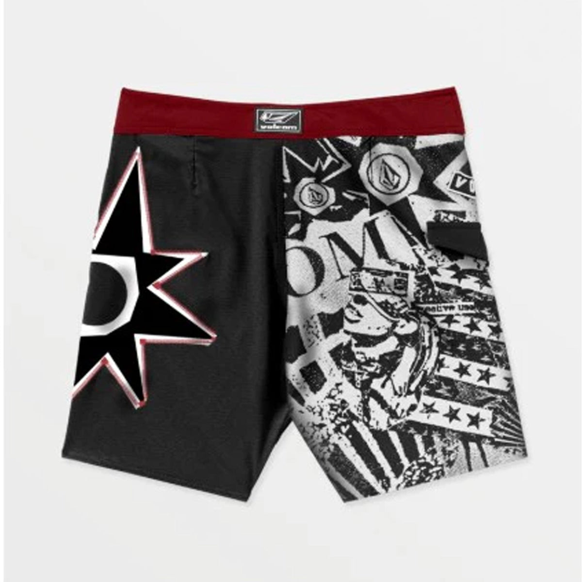 VOLCOM ST4R G4ZER MOD 22 BRD-BLK/RED 36