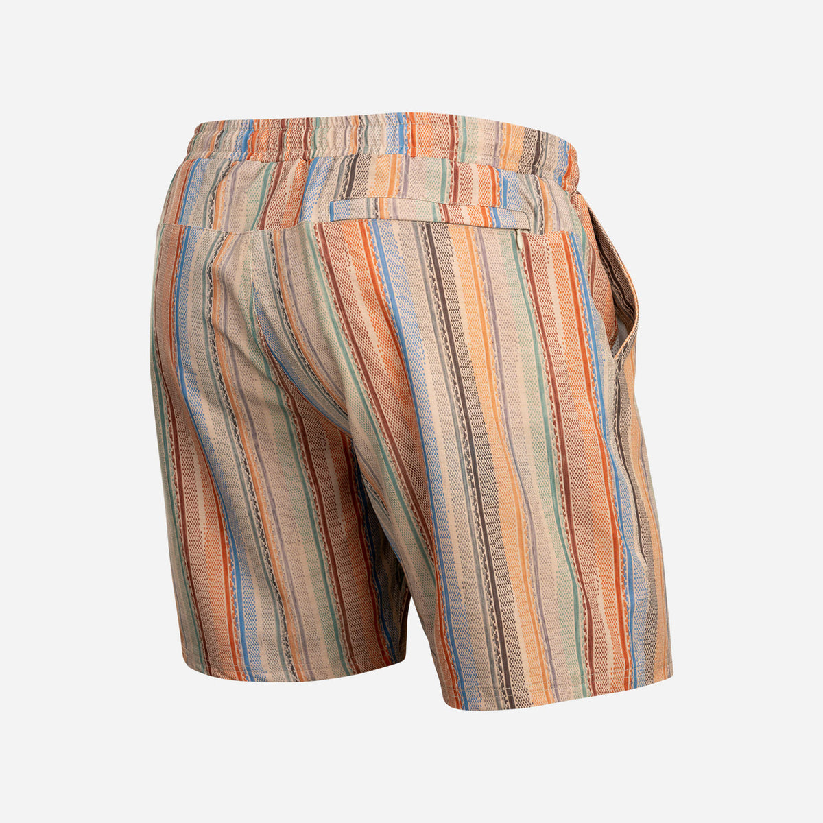 BN3TH Agua 7" 2N1 Volley  IKAT STRIPE-BEIGE S