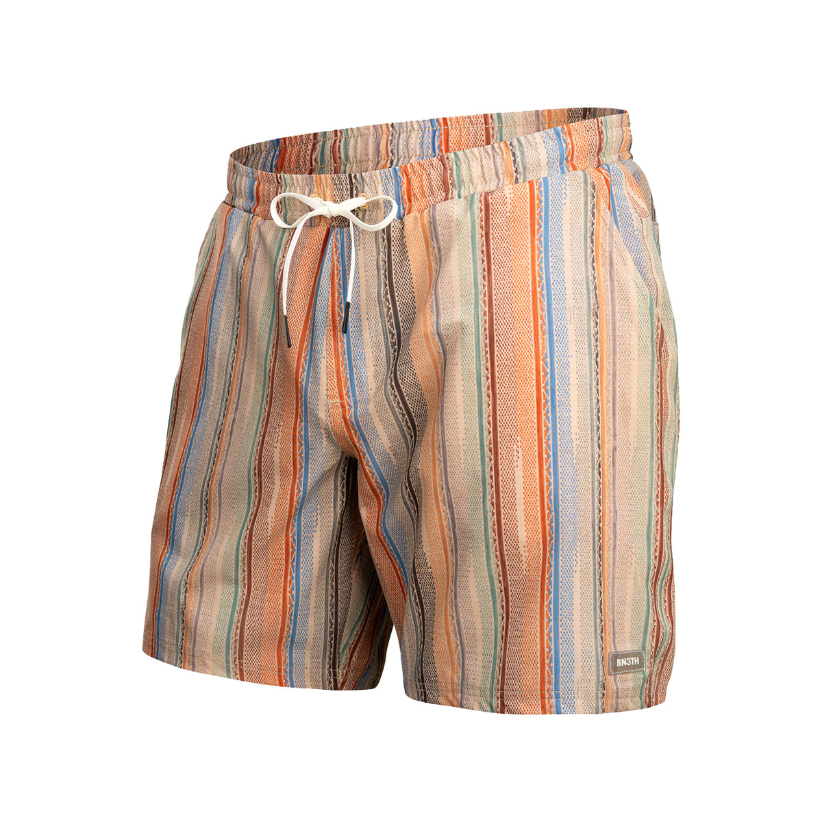 BN3TH Agua 7" 2N1 Volley  IKAT STRIPE-BEIGE XL