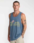 RVCA BALANCE HORIZON SS VNY-VINTAGE NAVY XL