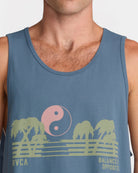 RVCA BALANCE HORIZON SS VNY-VINTAGE NAVY XL