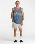 RVCA BALANCE HORIZON SS VNY-VINTAGE NAVY XL