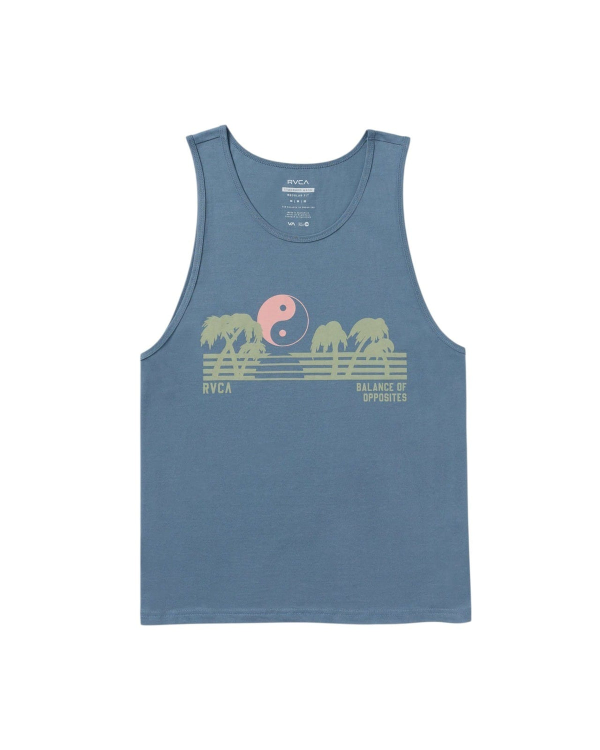 RVCA BALANCE HORIZON SS VNY-VINTAGE NAVY XL