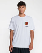 RVCA KALEB TIGER SS WHT-WHITE L