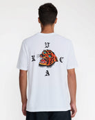 RVCA KALEB TIGER SS WHT-WHITE M