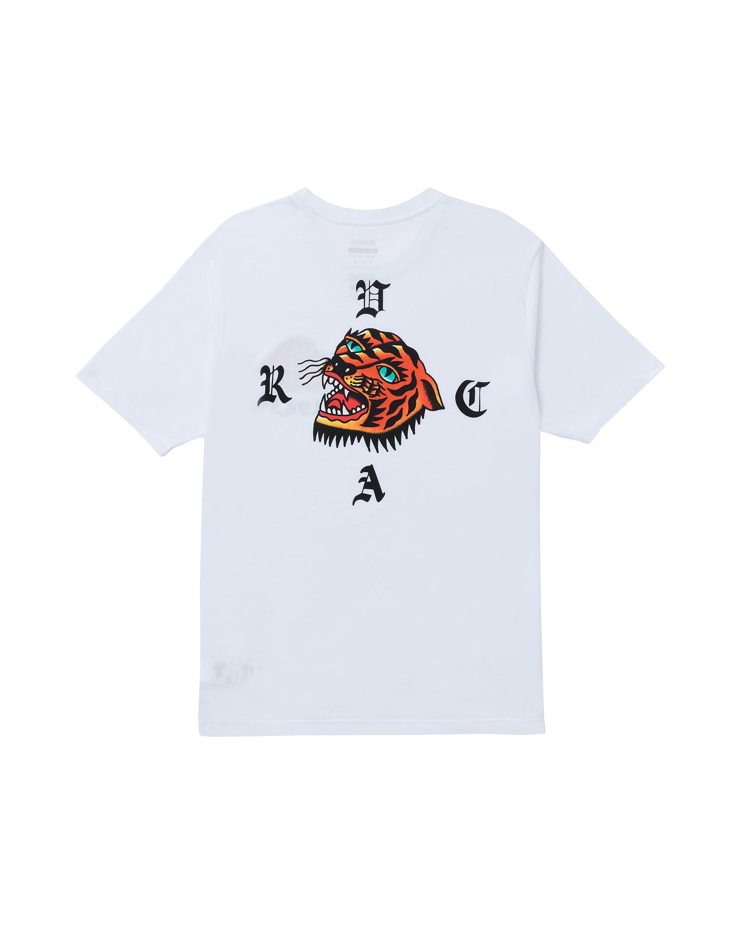 RVCA KALEB TIGER SS WHT-WHITE L
