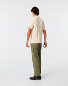 The Critical Slide Society Rails Knit Polo - Ecru M