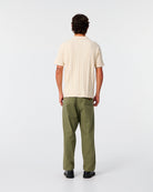 The Critical Slide Society Rails Knit Polo - Ecru L