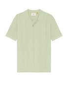 The Critical Slide Society Rails Knit Polo - Seagrass L