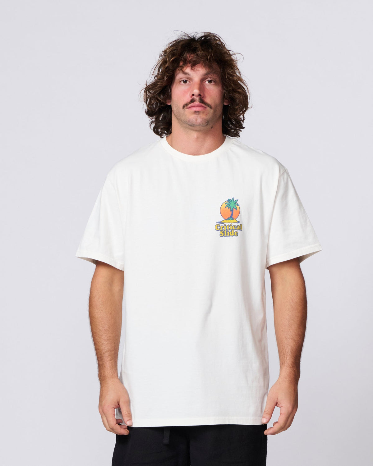 The Critical Slide Society Oasis Tee - Vintage White S