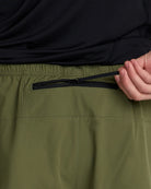 RVCA YOGGER 2 IN 1 SHORT 17 ARM-ARMY GREEN S