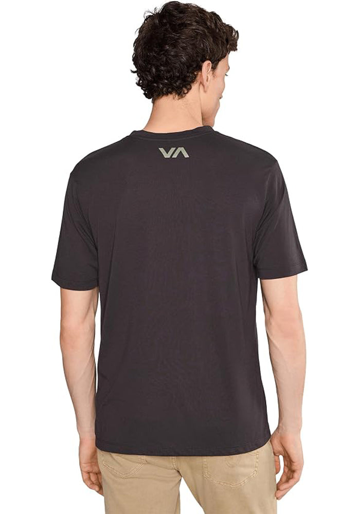 VA RVCA Blur SS Tee Black2 XL