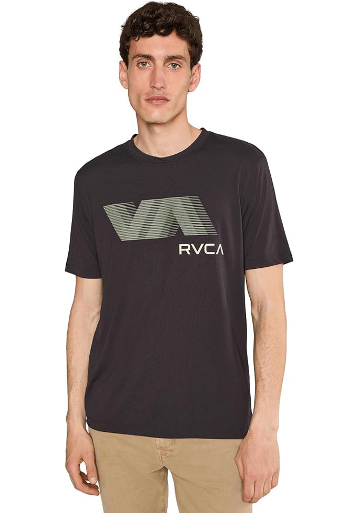 VA RVCA Blur SS Tee Black2 L